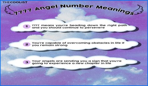 
Angel Numbers - Number Sequences - Repeating 7's  7 77 777 7777
